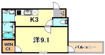 フジパレス小河通II番館の間取り画像