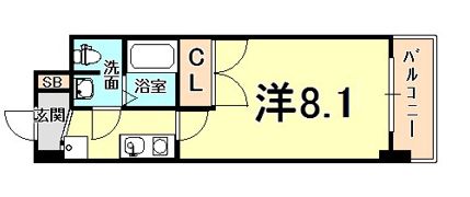 ONE ROOF FLAT NISHINOMIYAの間取り画像