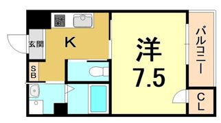 エスポアシティ神戸の間取り画像