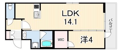 ウェルスクエア西宮甲東園の間取り画像