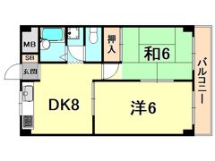 カサベージュ西田町 N棟の間取り画像