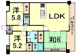 デイグラン シャンドフルールの間取り画像