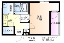 フジパレス西宮駅北の間取り画像