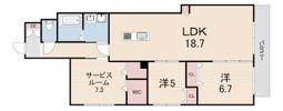 HEBEL MAISON甲子園の間取り画像