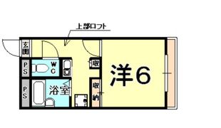 レオパレス堤MN Iの間取り画像