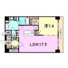 レジディア神戸磯上の間取り画像