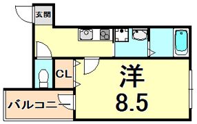 フジパレス西宮中島町の間取り画像