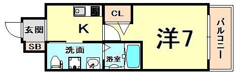 グルーブAriaトアロードの間取り画像