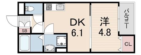 西宮THE NEXTの間取り画像