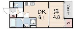 西宮THE NEXTの間取り画像