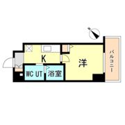 U-RO湊川公園前の間取り画像