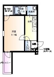 フジパレス小河通II番館の間取り画像