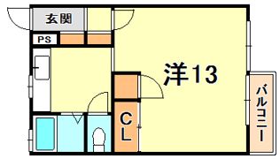 エルパラッツォ熊内の間取り画像