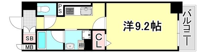 リベルタ元町通の間取り画像