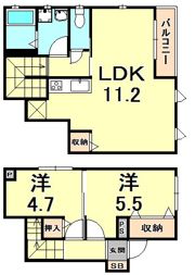 セレッソバージェの間取り画像
