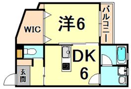 CoLaBo西北ガーデンズの間取り画像