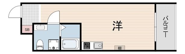 西宮ハイムの間取り画像
