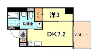 シティフラット兵庫の間取り画像