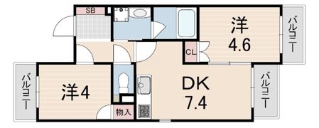 エルシ誠宏IIの間取り画像