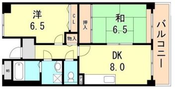サンリッジ湊川の間取り画像