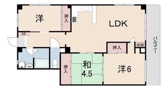 ドゥエリング北夙川の間取り画像