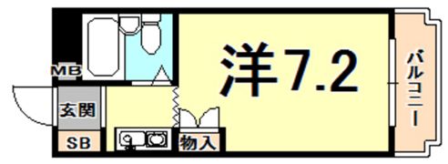 ダンディライオン西宮の間取り画像