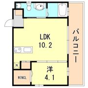 KA-TU三宮東の間取り画像