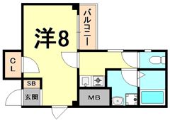 FLAT34西宮の間取り画像