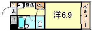 ウェルコート岡本の間取り画像
