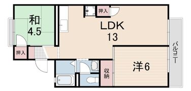 セジュール日野Iの間取り画像