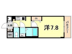 レジュールアッシュ西宮アーバンテラスの間取り画像