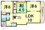 パラディオン1の間取り画像