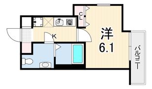 ダイドーメゾン神戸六甲の間取り画像