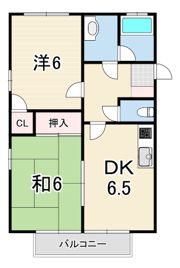 ハイツ赤坂の間取り画像