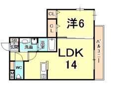 ペルル2の間取り画像