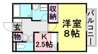 メゾン東七松の間取り画像