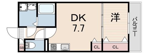 グロワールひまりの間取り画像