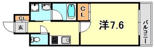 ピアグレース神戸の間取り画像
