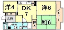 メゾンアイリスの間取り画像