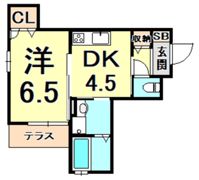 D-room甲子園の間取り画像