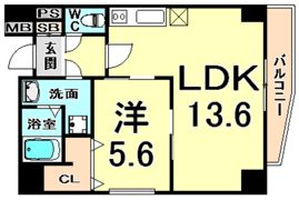 ドリームコート武庫川の間取り画像