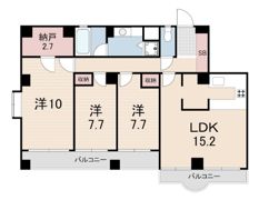 北野館の間取り画像
