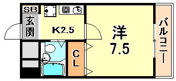 ワコーレ甲南の間取り画像