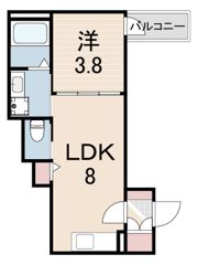 パルティール武庫川2の間取り画像