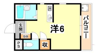 カサイマンションの間取り画像
