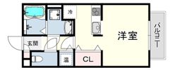 六甲フィールズの間取り画像