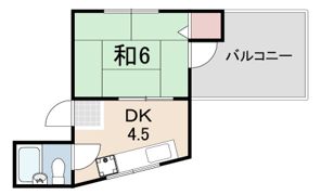 武庫川巴第2マンションの間取り画像