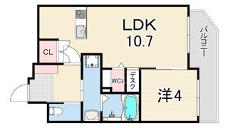 センプレヴィータさくら夙川の間取り画像