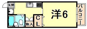 シティハイムケントの間取り画像