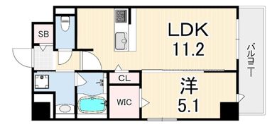 トリアノン塚口の間取り画像